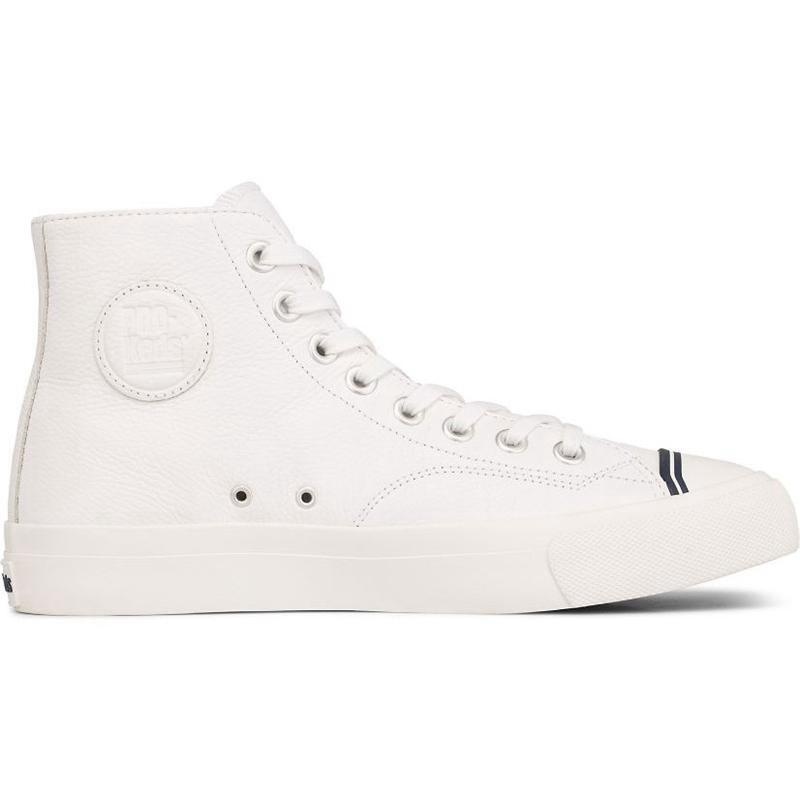 Keds Royal Hi Deri Sneaker Erkek Beyaz | ZNRYP-0159